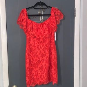 NWT Guess off the shoulder dress